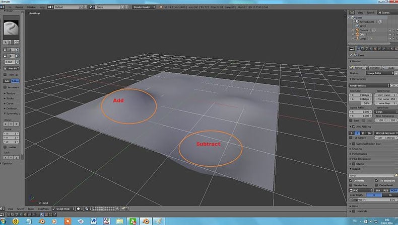 SUBTRACT-function-CAD