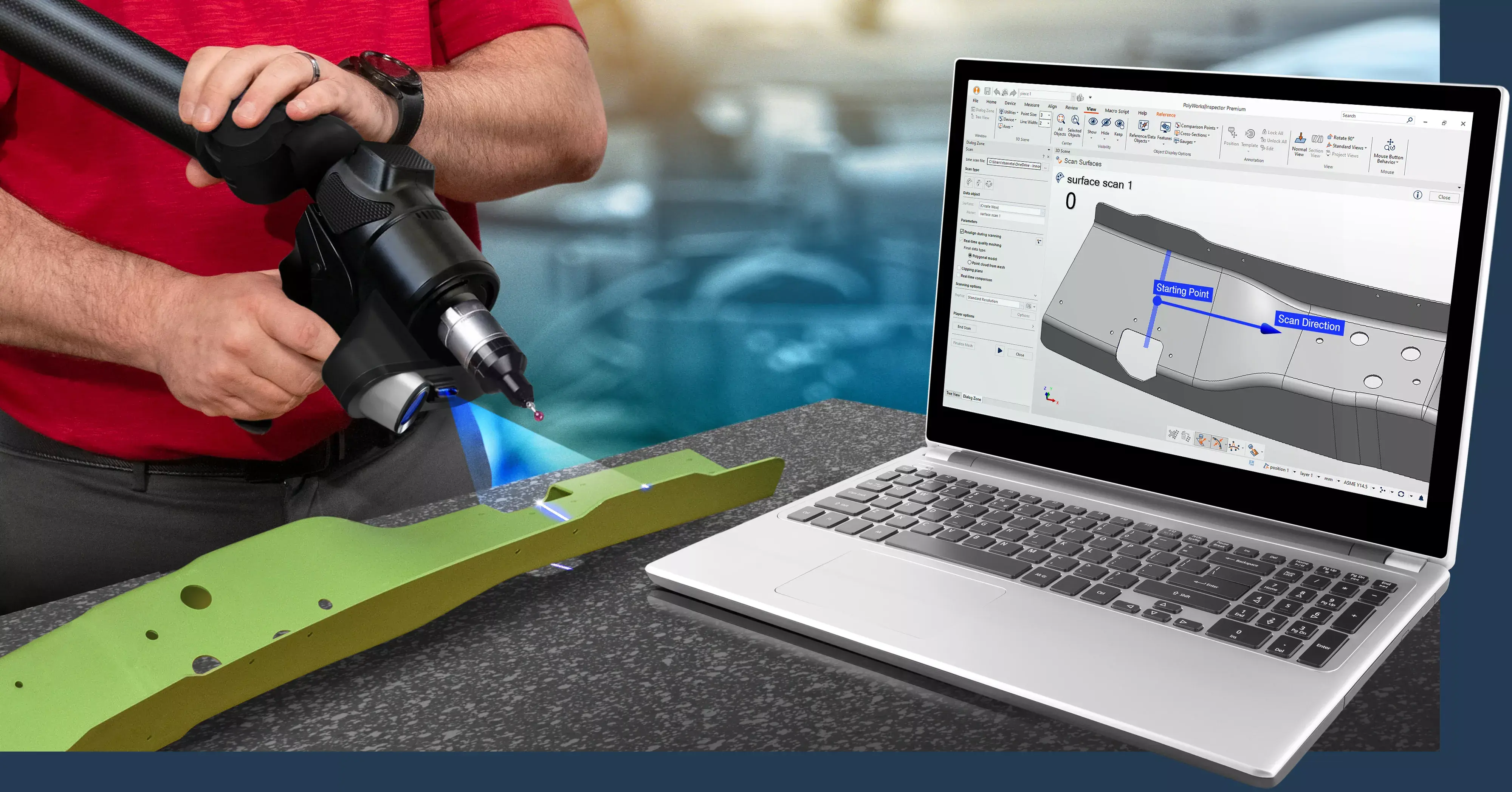 PolyWorks Inspector_Laser Scanning